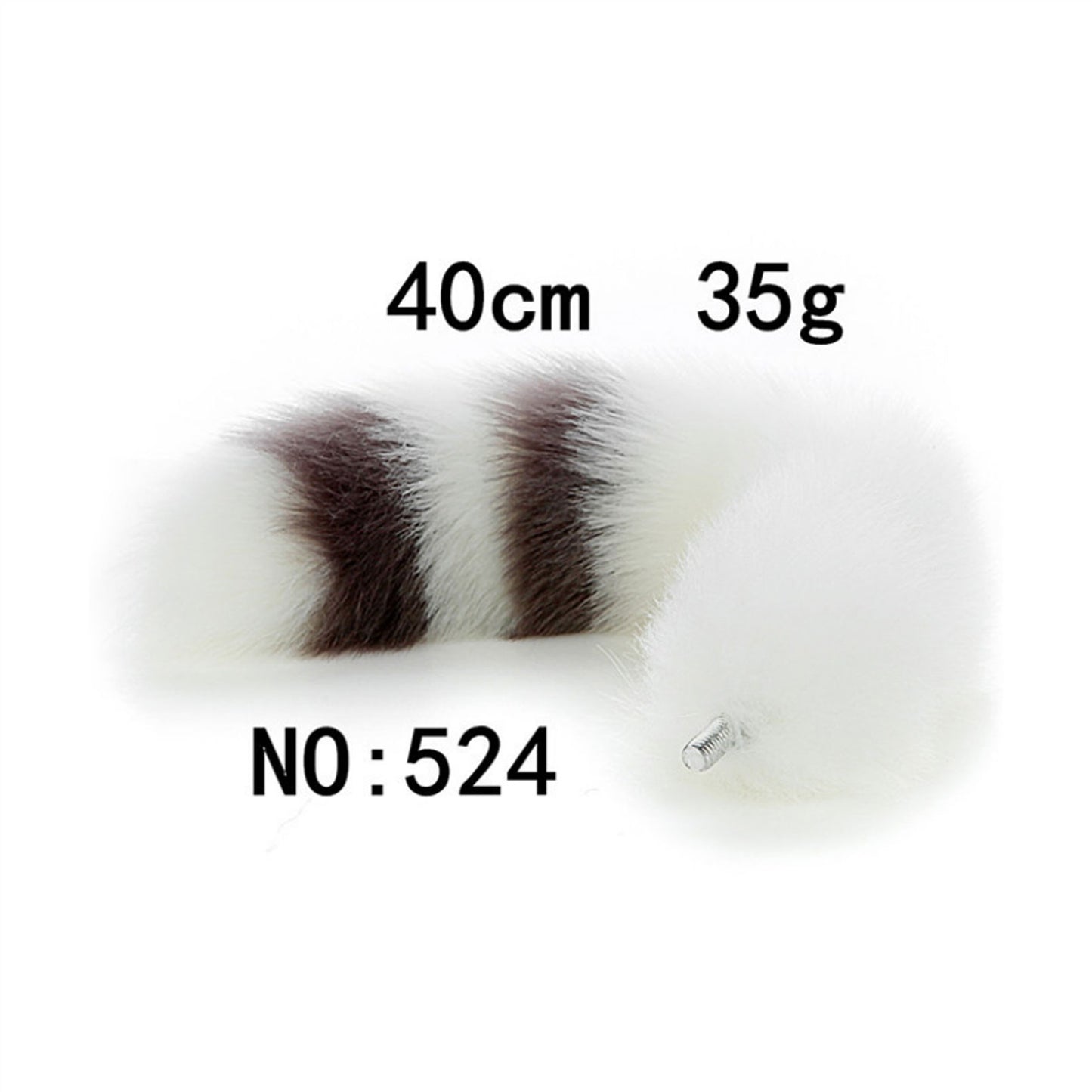 Removable Imitation Fox Tail Anal Plug For Couple 