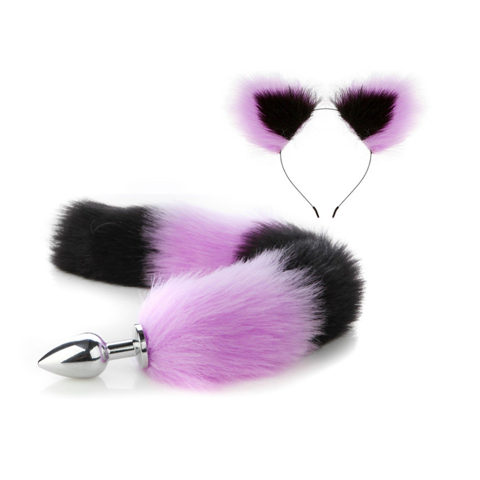 Faux Fox Tail Anal Plug Ear Hairpin Set Cosplay Ad