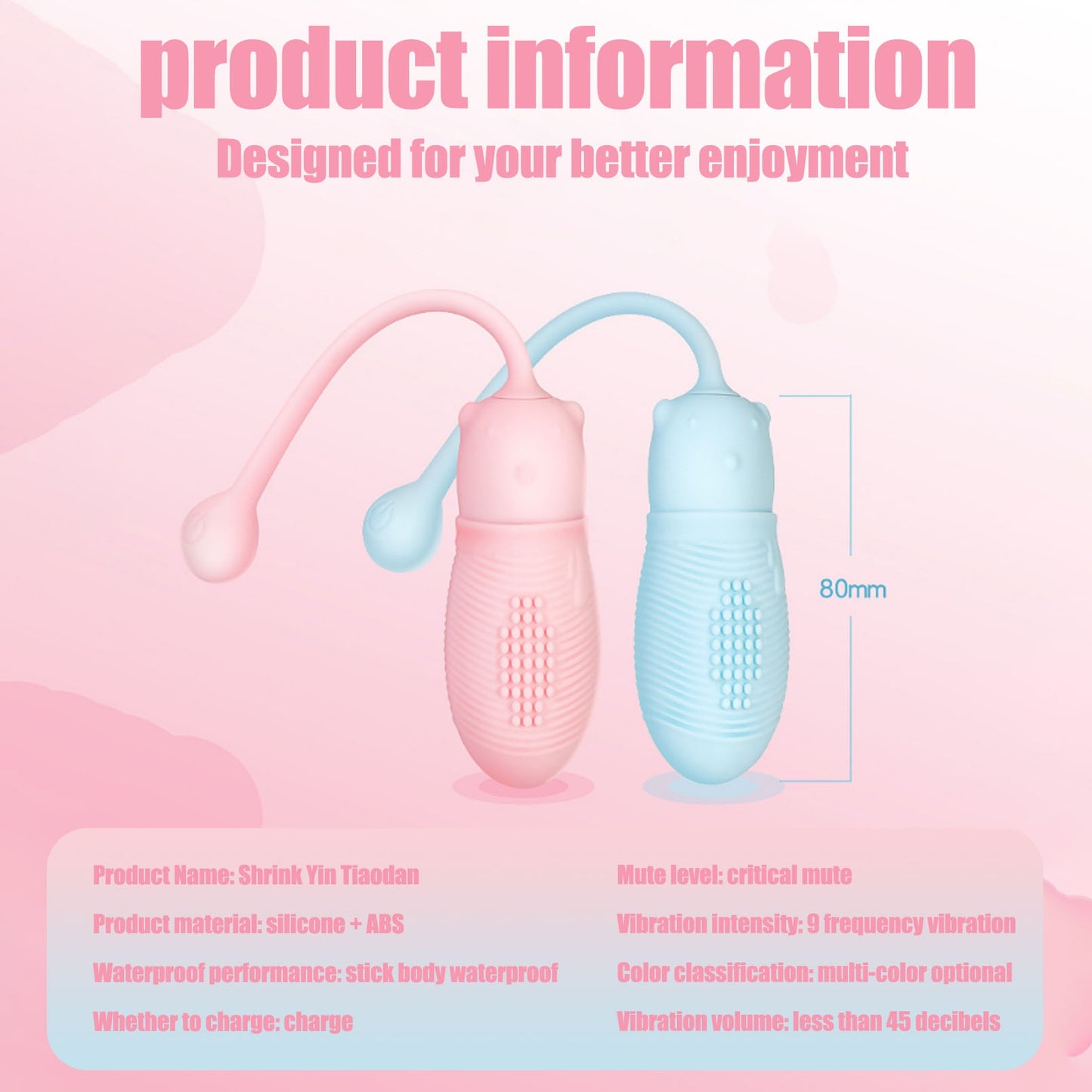 Invisible wear vibrating egg remote control mastur