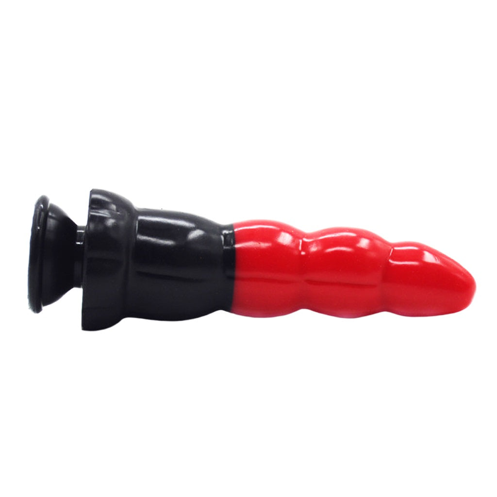 Red SM Anal Plug Sofe Liquid Silicone G-Spot Dildo