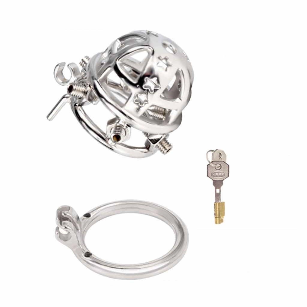 Male Cock Cage Chastity Device, Stainless Steel Ch