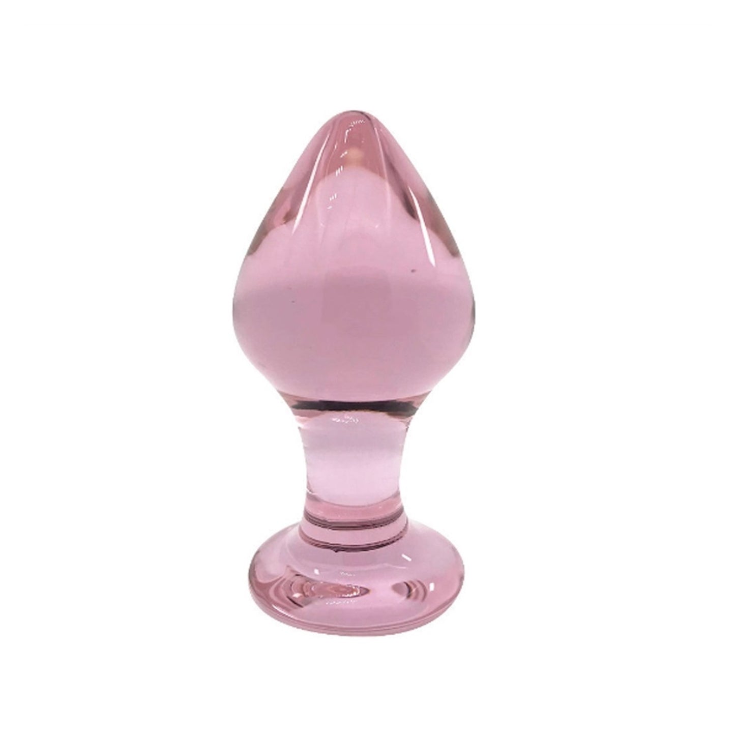 Pink Crystal Glass Penis Anal Plug Anal Plug Produ