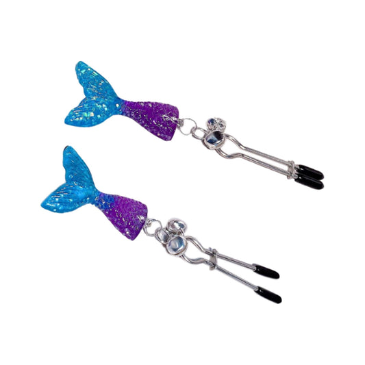 Mermaids Metal Tassels Pendant Nipple Clamps Clit 