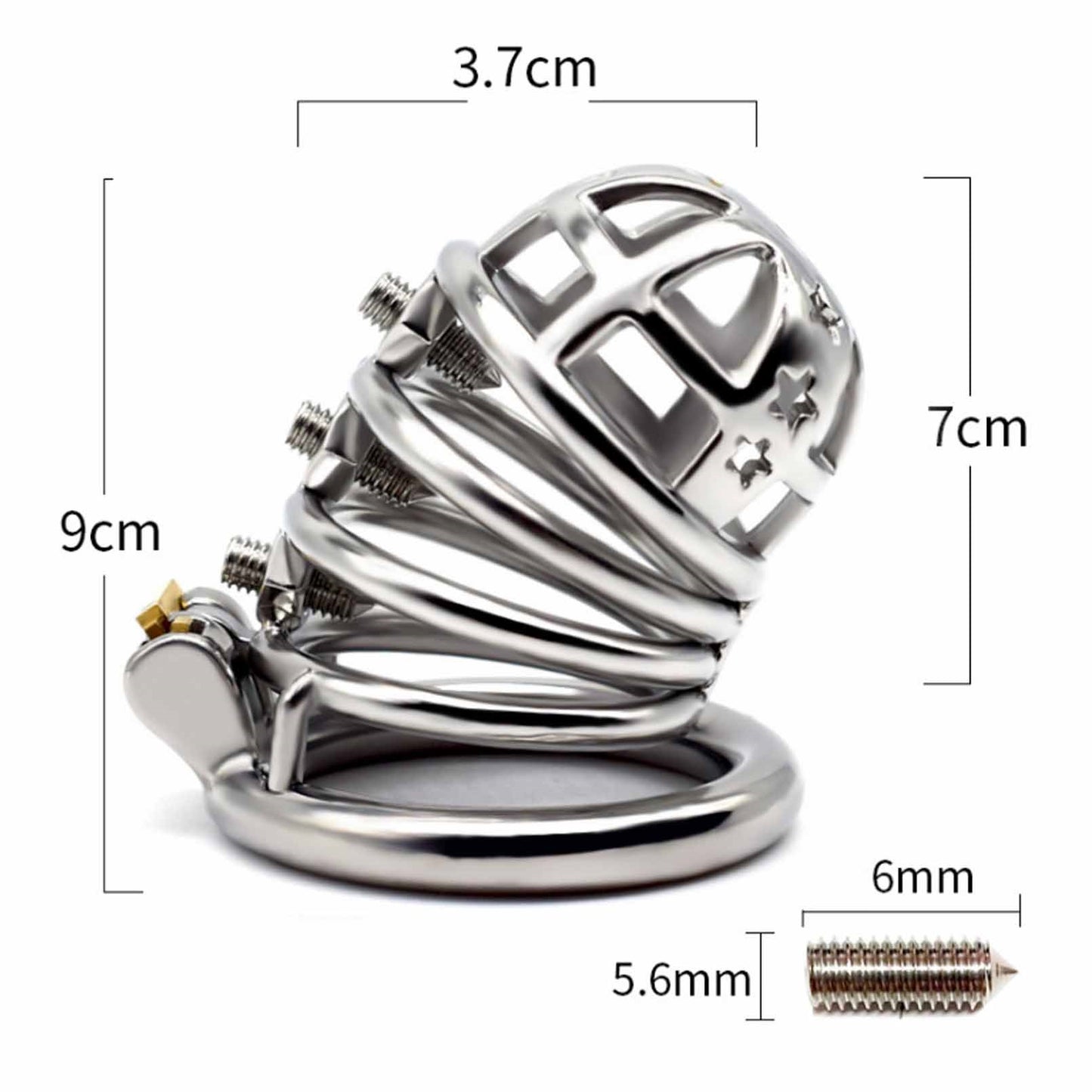 Master Slave Chastity Device 304 Stainless-steel M