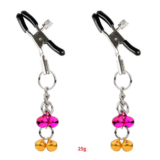 Nipple Clamps with Bell Non Pierced Nipple Rings N