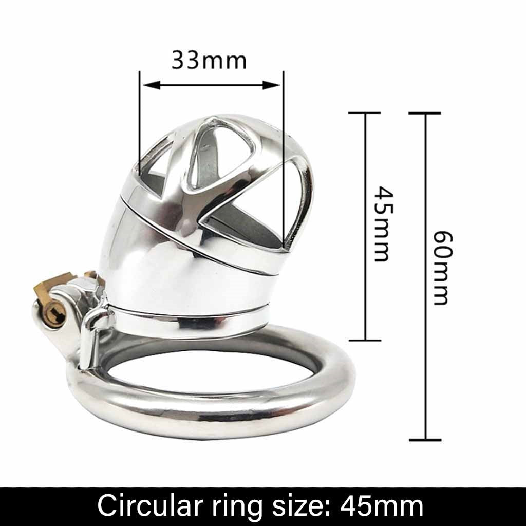 Male Chastity Device Hypoallergenic Stainless Stee