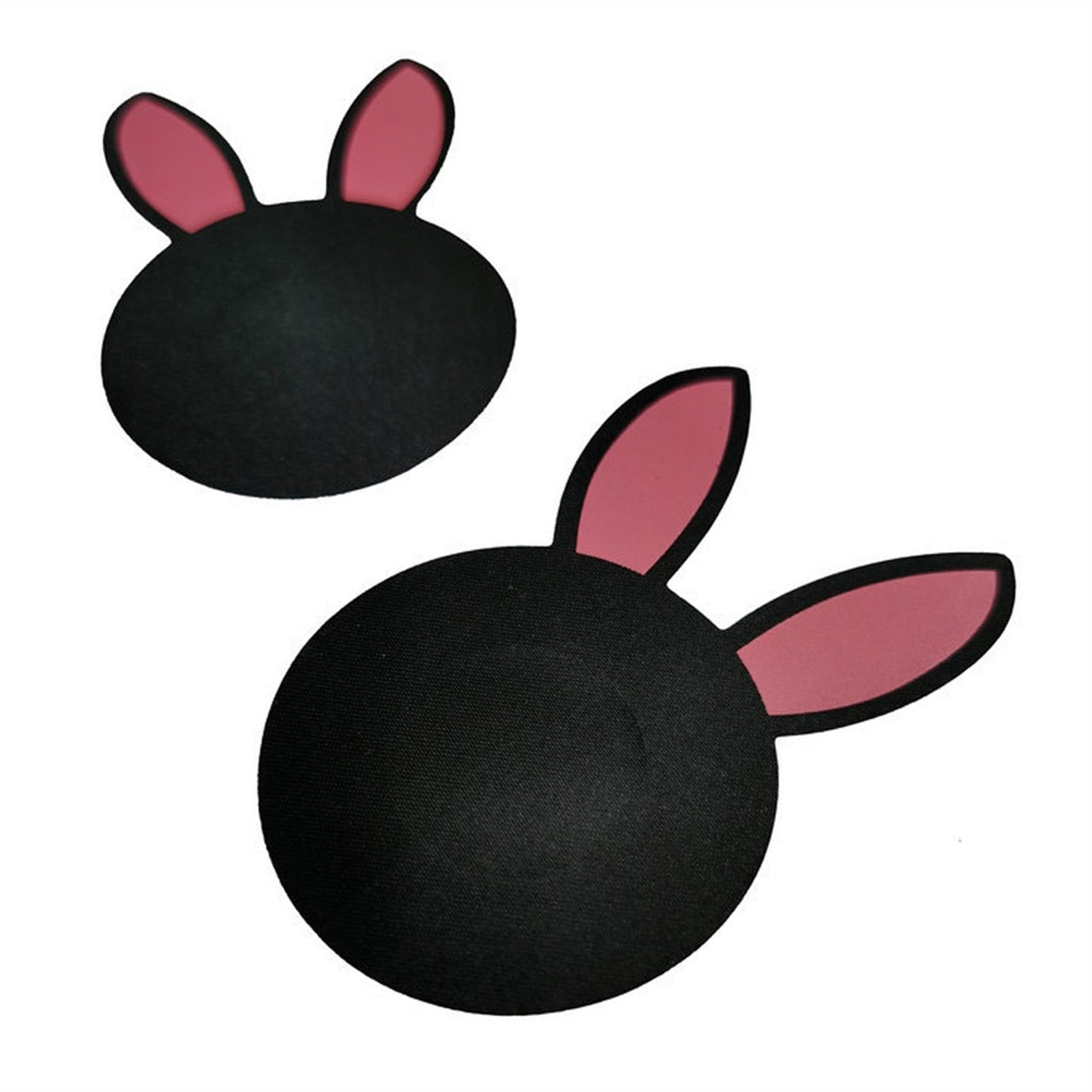 Fashion Cute Disposable Black Rabbit Ears Nipple C