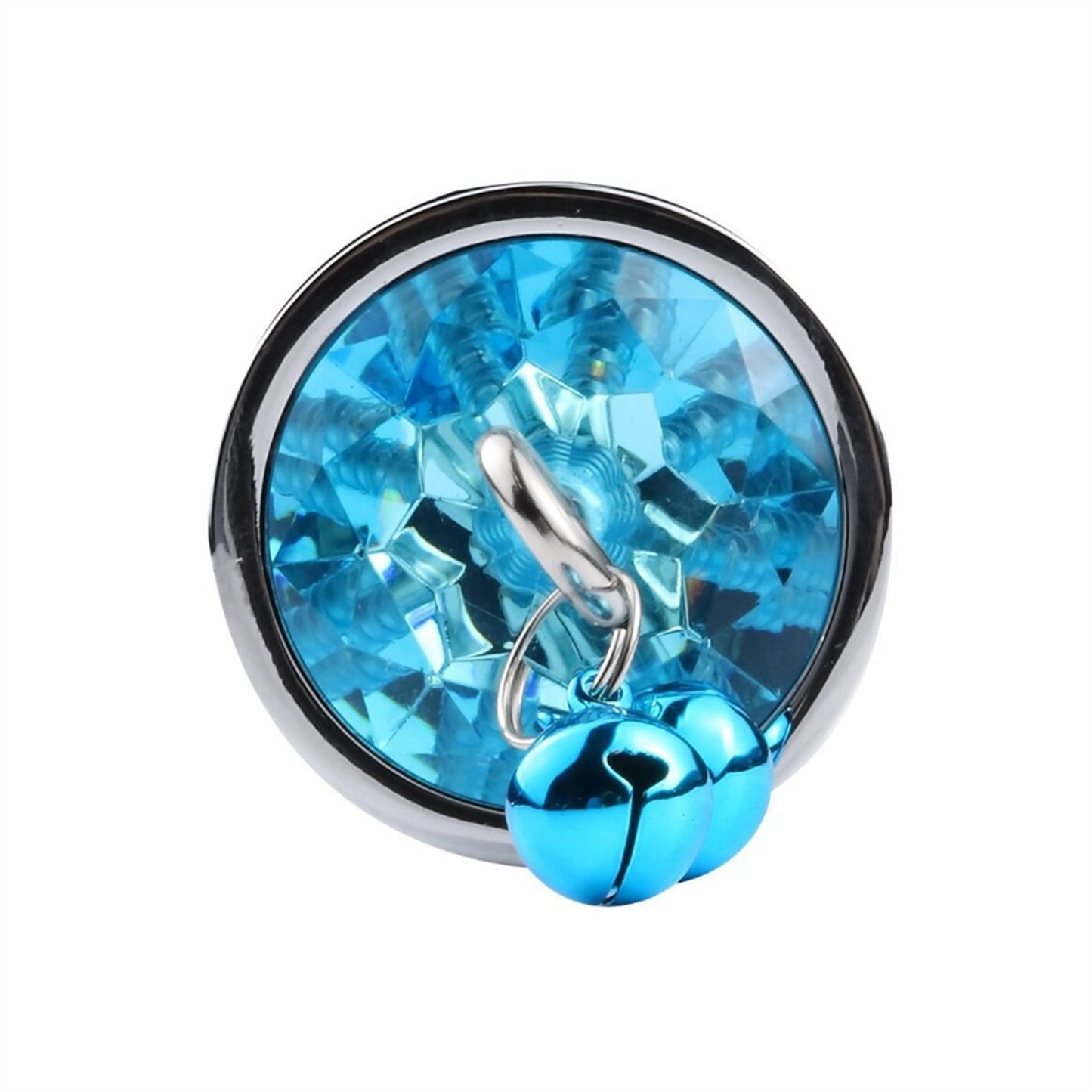 Stainless Steel with Bell Crystal Jewelry Plug for