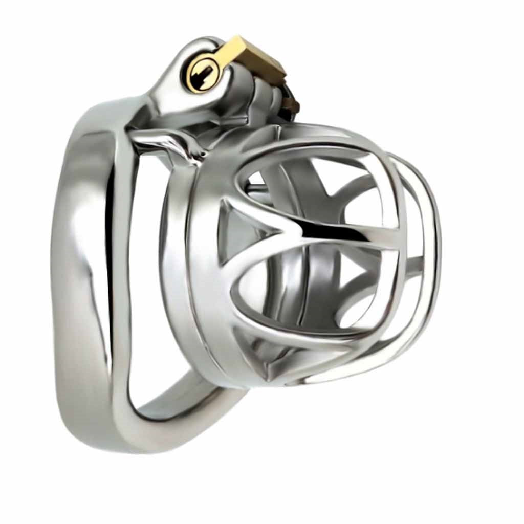 Male Cock Cage Chastity Device, Stainless Steel Ch