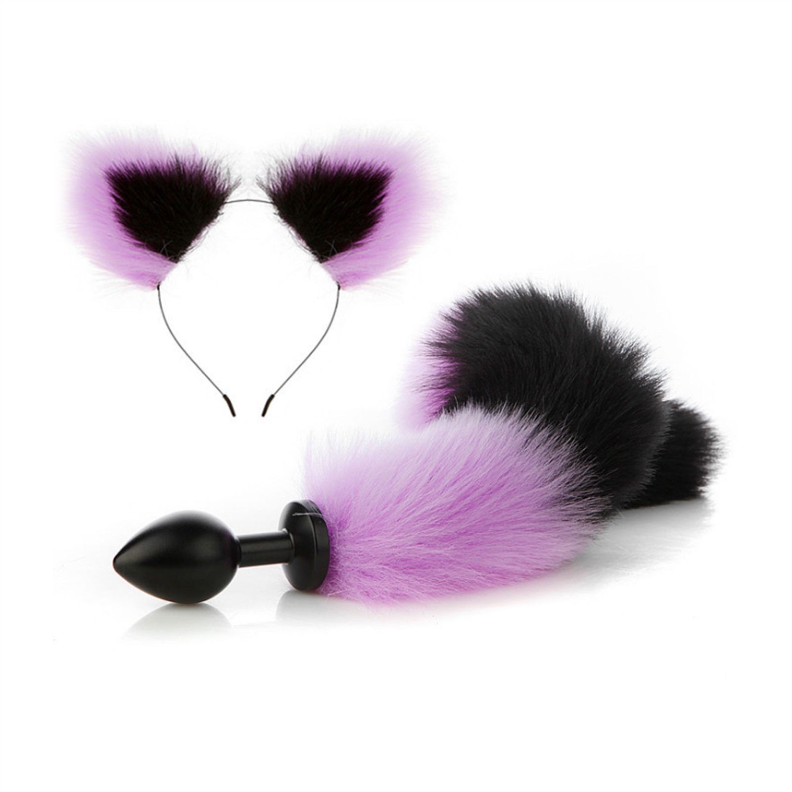 Faux Fox Tail Anal Plug Ear Hairpin Set Cosplay Ad