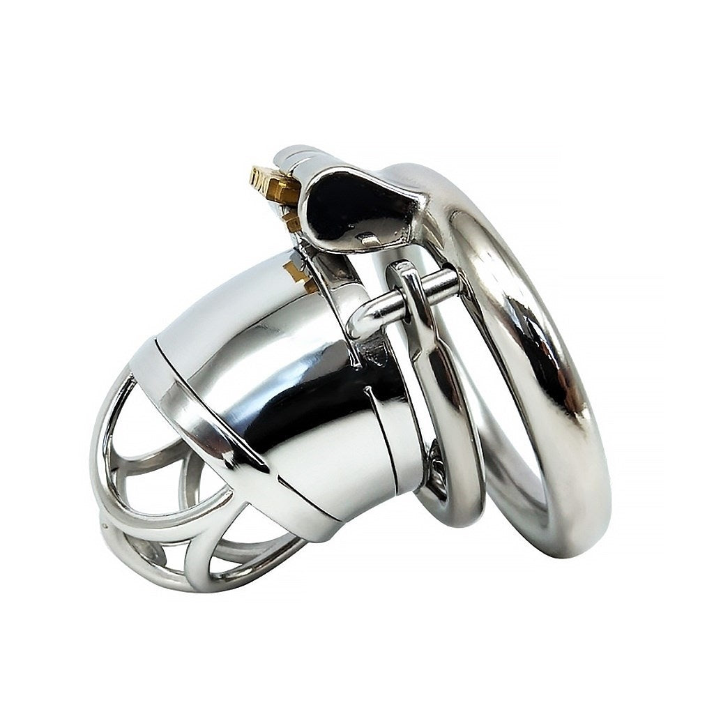 304 Stainless-steel Master Slave Chastity Device M