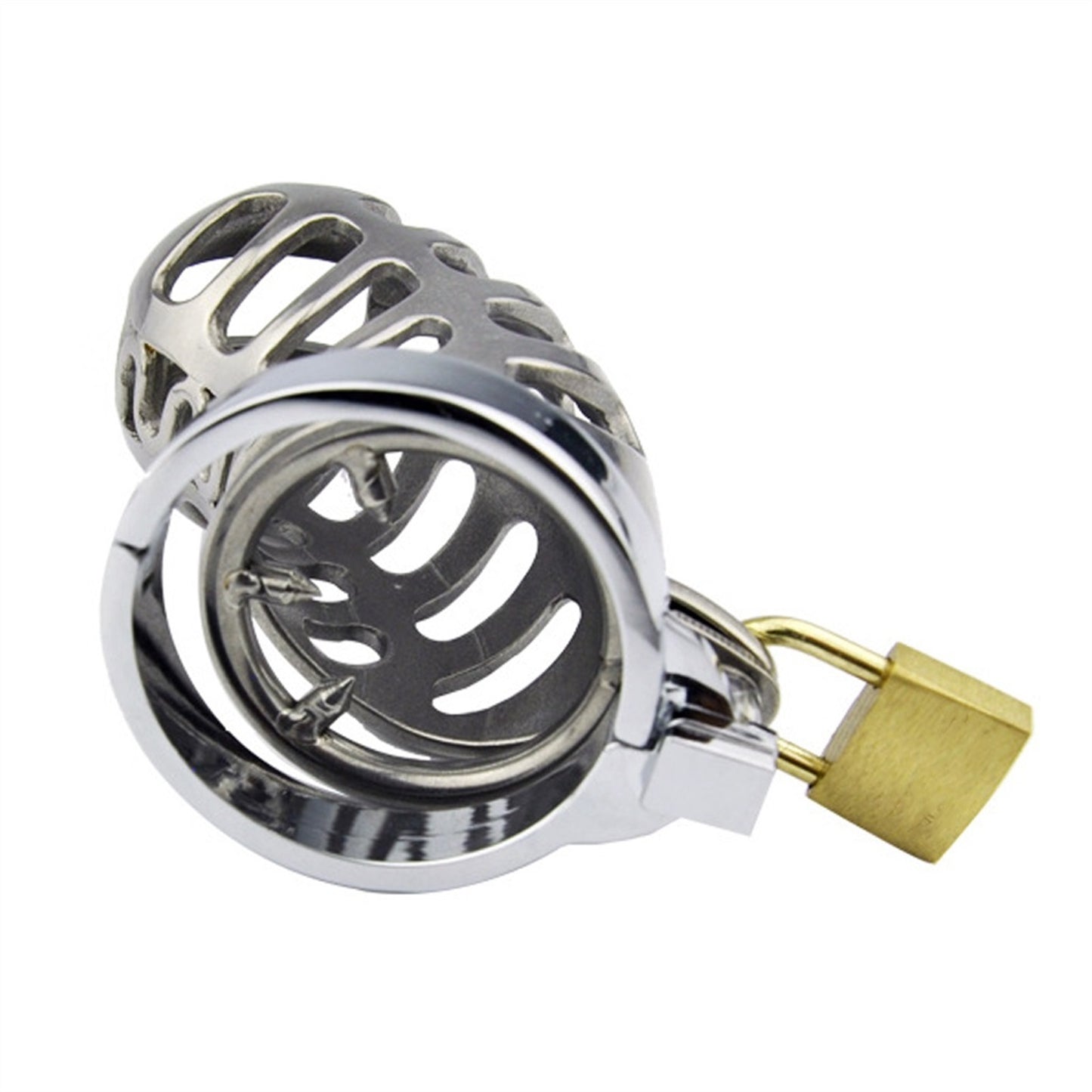 Male Stainless Steel Chastity Device Adult Toy Cha