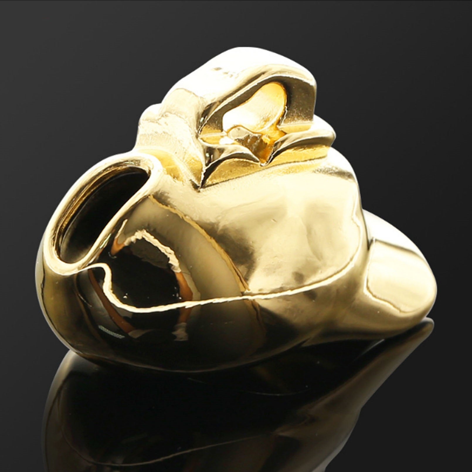 Gold Metal Chastity Lock Chastity Device Penis Res