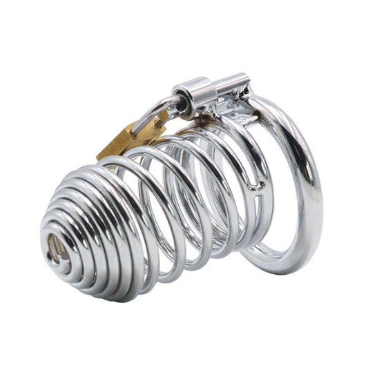 For Male Stainless Steel Metal Protection Cage Wit