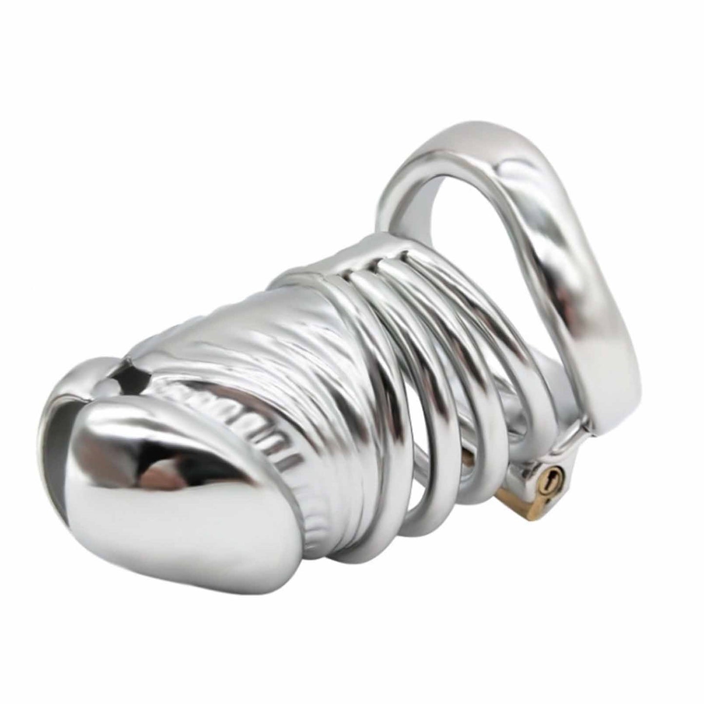 Stainless Steel Protection Cage Lock For Male Bind