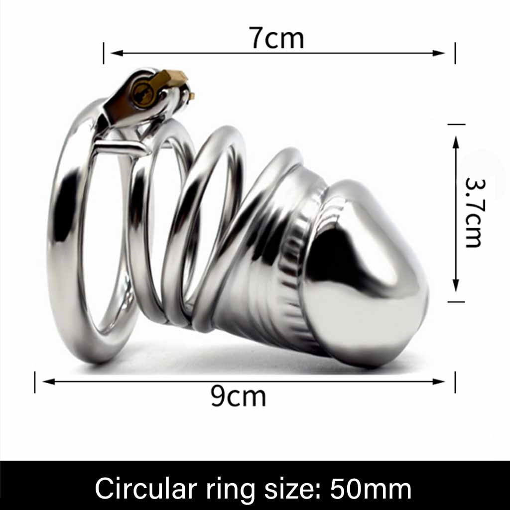 Metal Chastity CockCage Device Male Penis Cage BDS