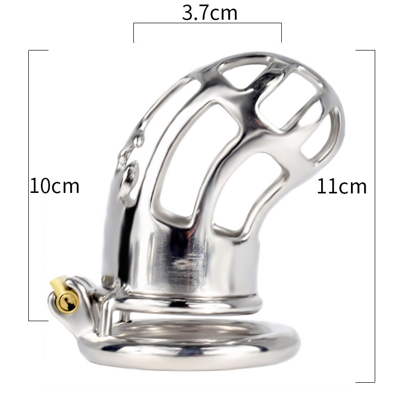 Medical Grade Stainless Steel Chastity Device Male