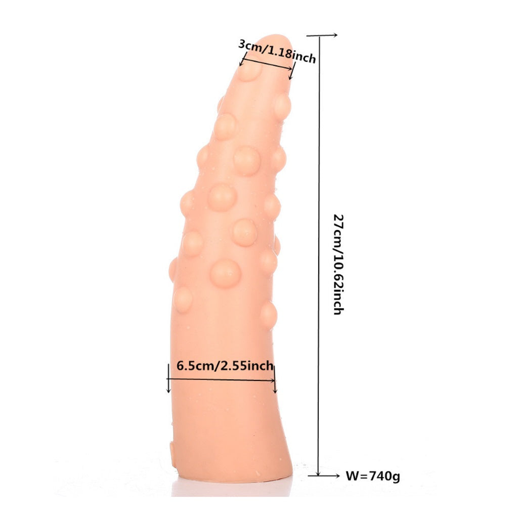 Heavy Anal Plug Granules Bump Oversized Dildo Sex 