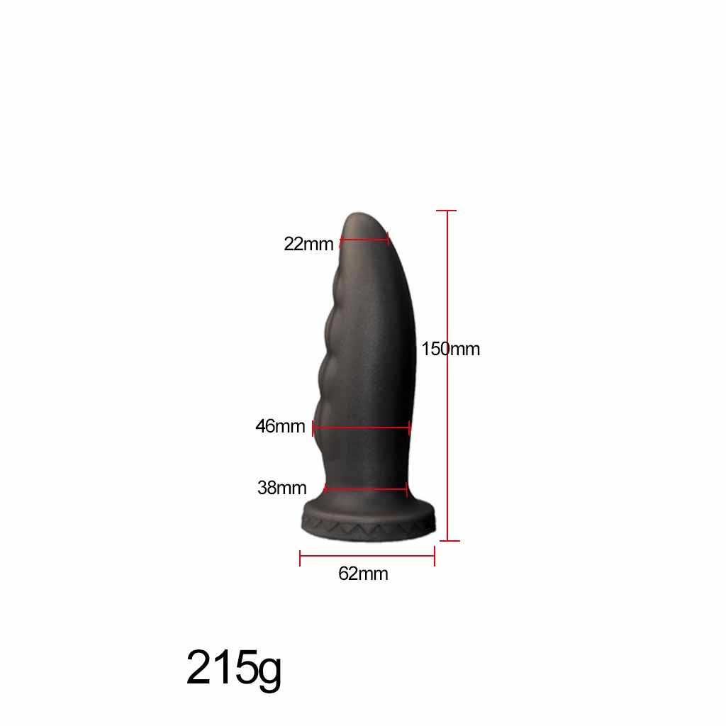 Anal Plug Dildo, Flexible Liquid Silicone Butt Plu