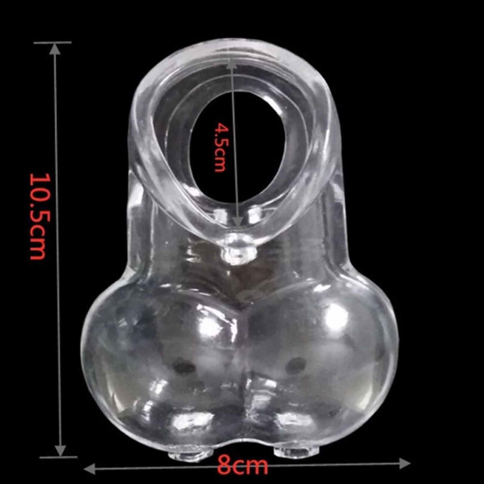 Soft Plastic Cock Lock Cage Adult Toy For Men Bind