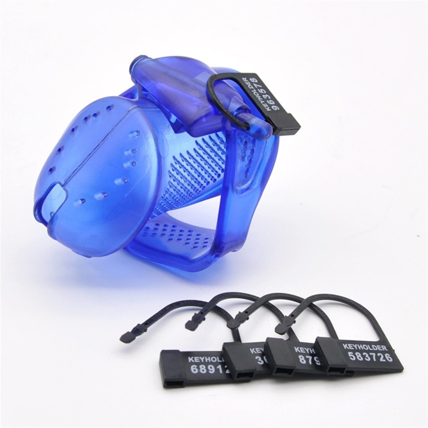 Anti-Off Breathable Chastity LockDown Cage Silicon