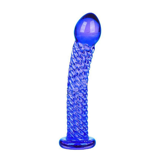 Crystal Glass Adult Toy Metal Anal Plug Ring For C