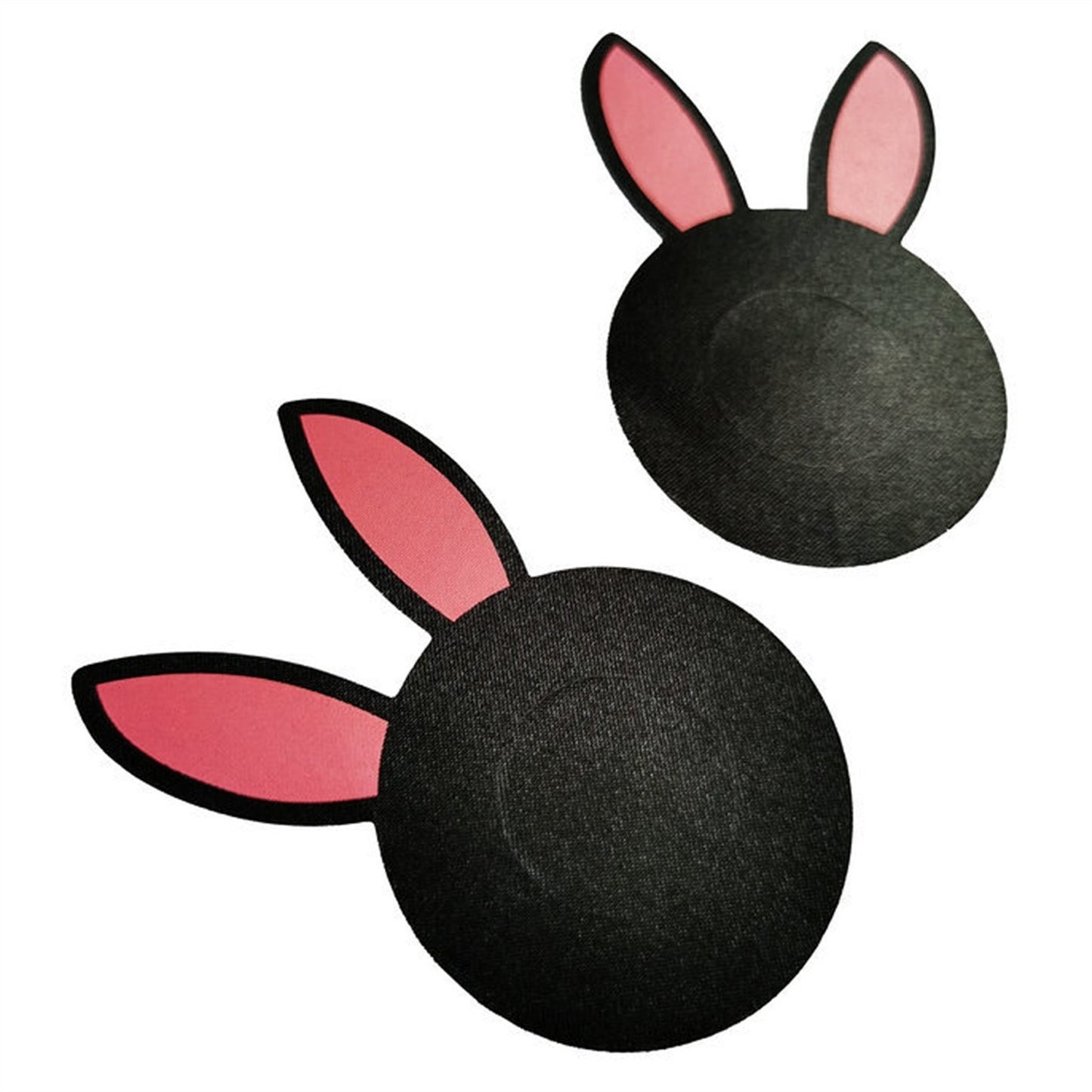 Fashion Cute Disposable Black Rabbit Ears Nipple C