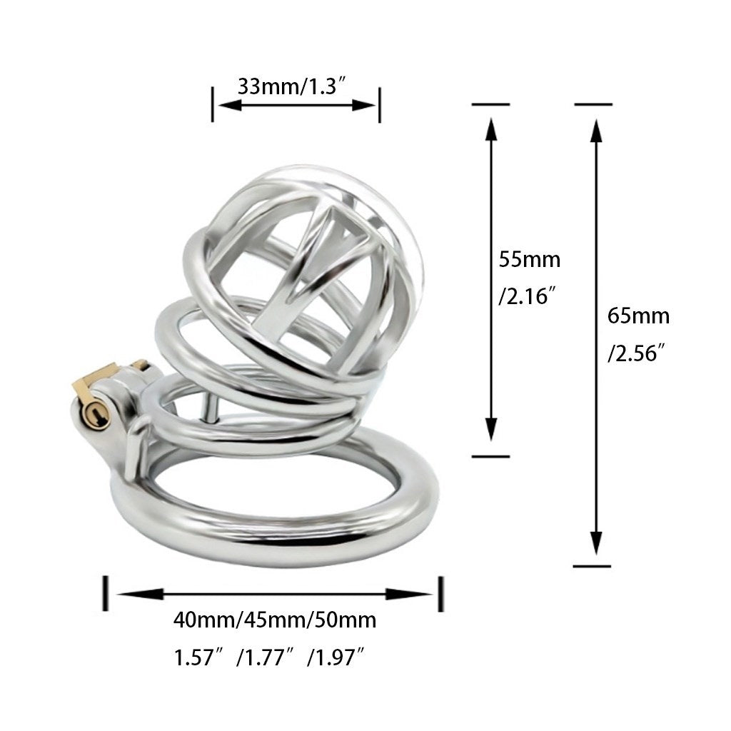 304 Stainless-steel Master Slave Metal Cage Ring W