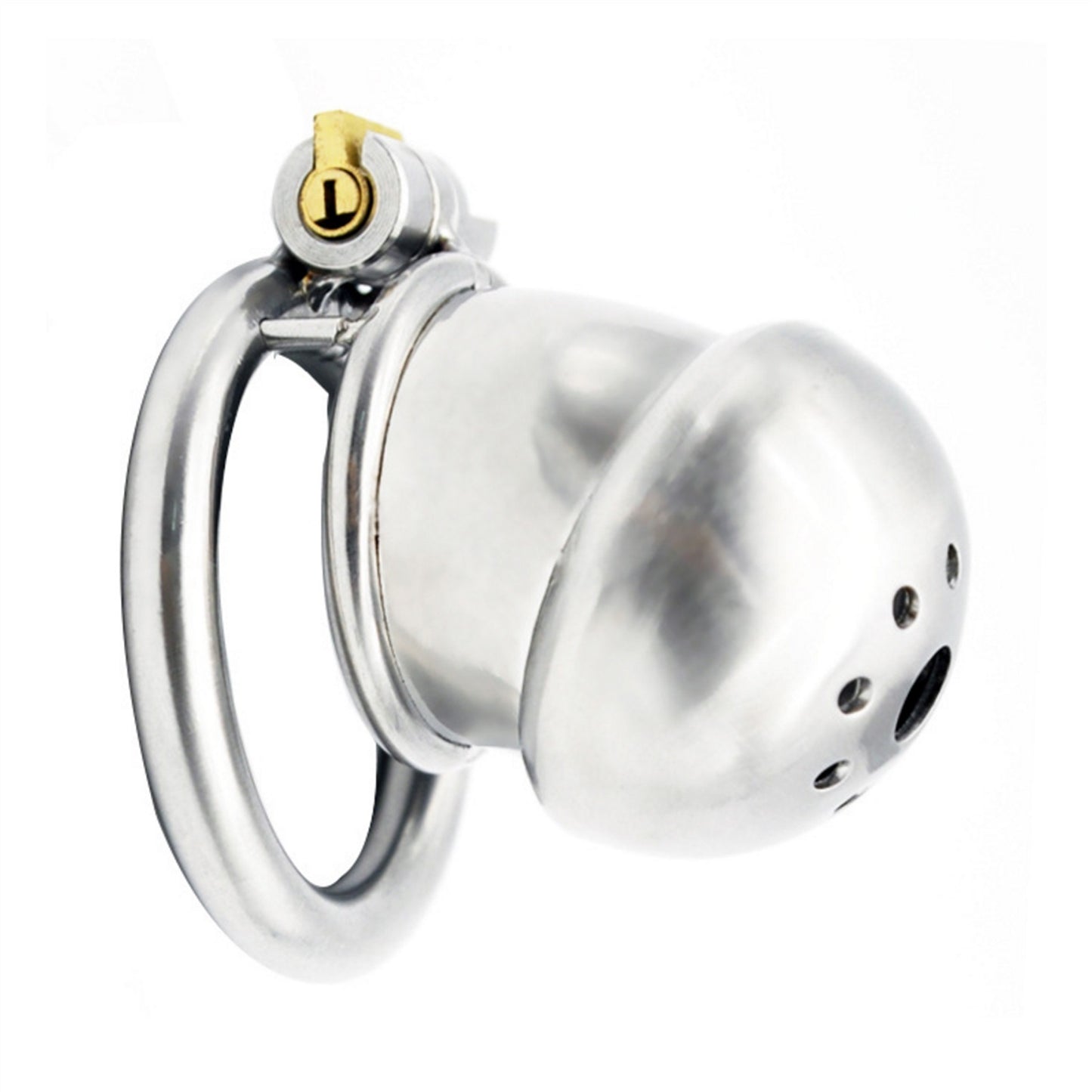 For Men Stainless Steel Protection Cage Lock Bindi