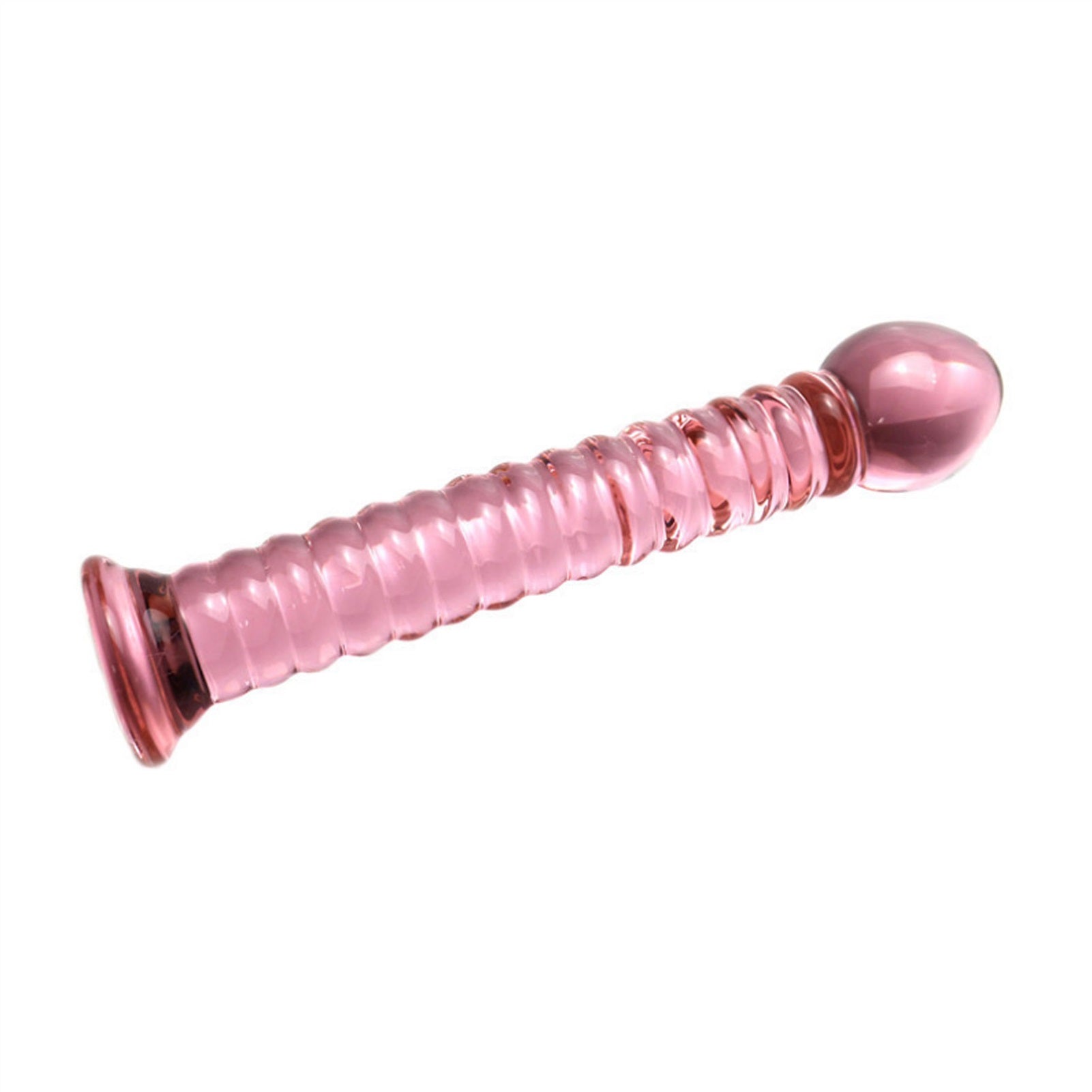 Crystal Glass Adult Toy Metal Anal Plug Ring For C