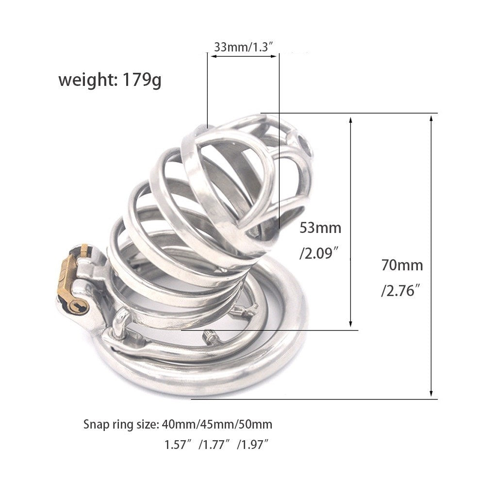 3 Size Stainless-steel Metal Cage Master Slave Cha