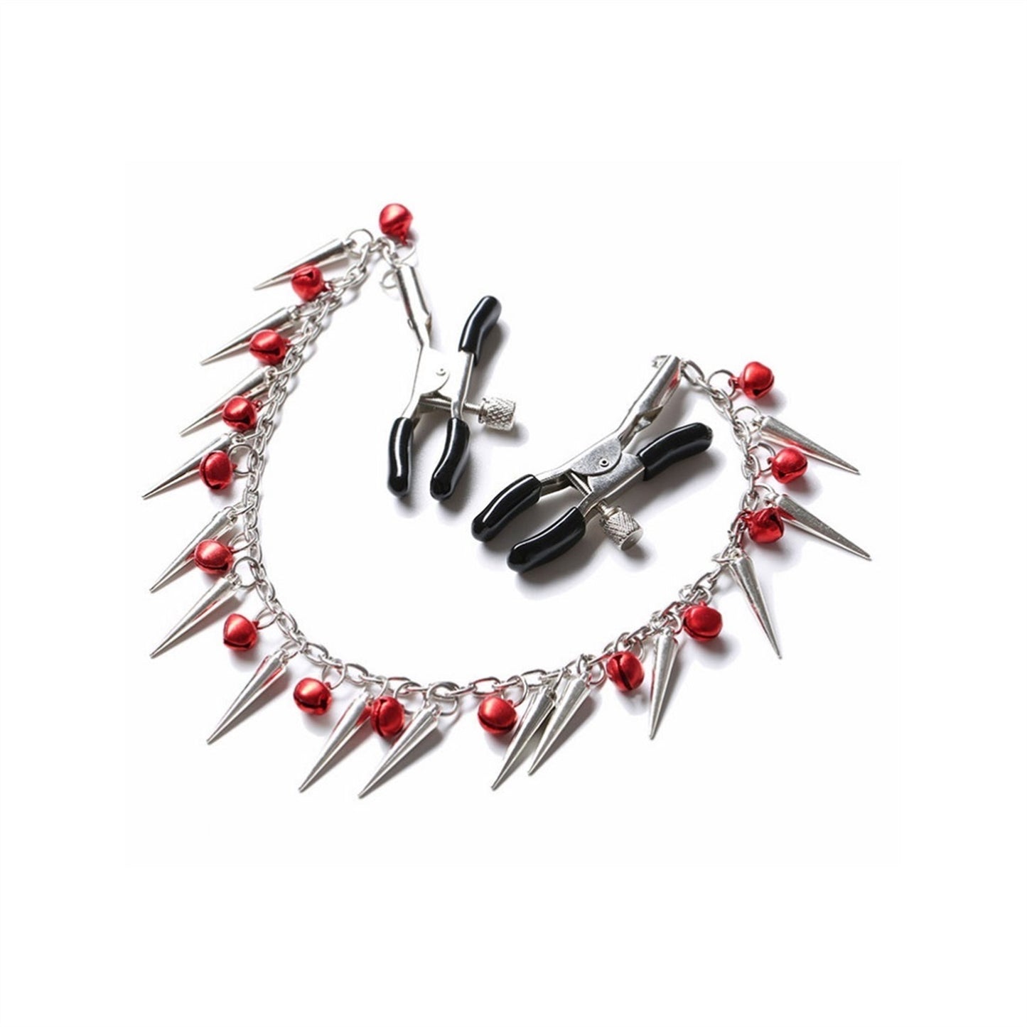 A Red Feather Pendant Nipple Clamps Clit Clamp For