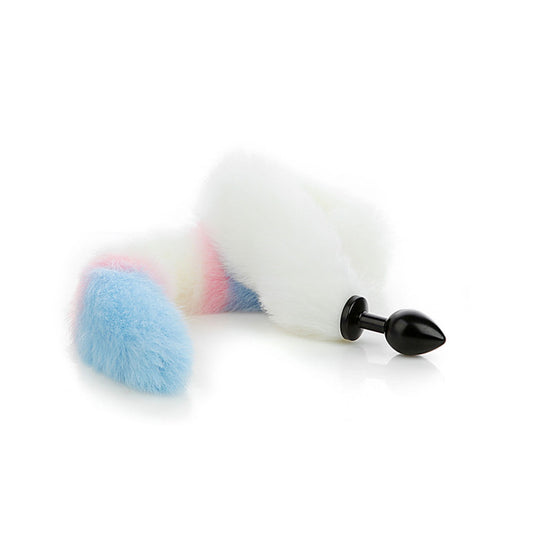 Removable Imitation Fox Tail Anal Plug For Couple 