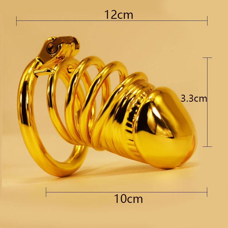 New new stainless steel male chastity cage steel c