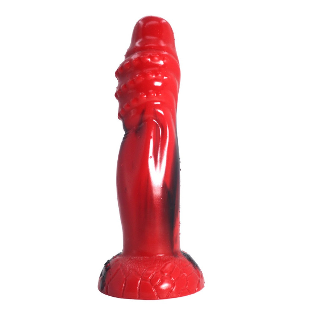 Bump Sofe Liquid Silicone G-Spot Dildo With Suctio