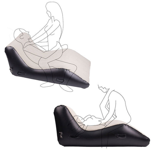 S-type Inflatable Sofa Bed Creative Body Position 