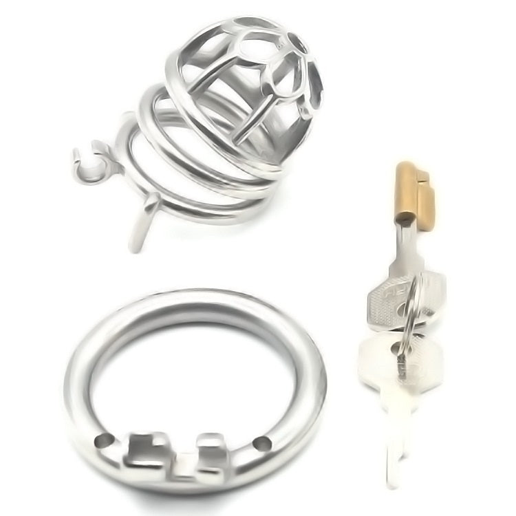 Chastity Cage for Men Devices 304 Steel Chastity B