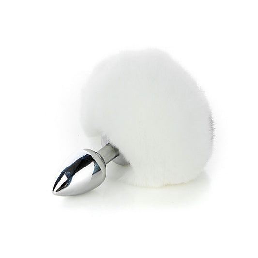 Detachable Imitation Rabbit Ball Tail Anal Plug Fo