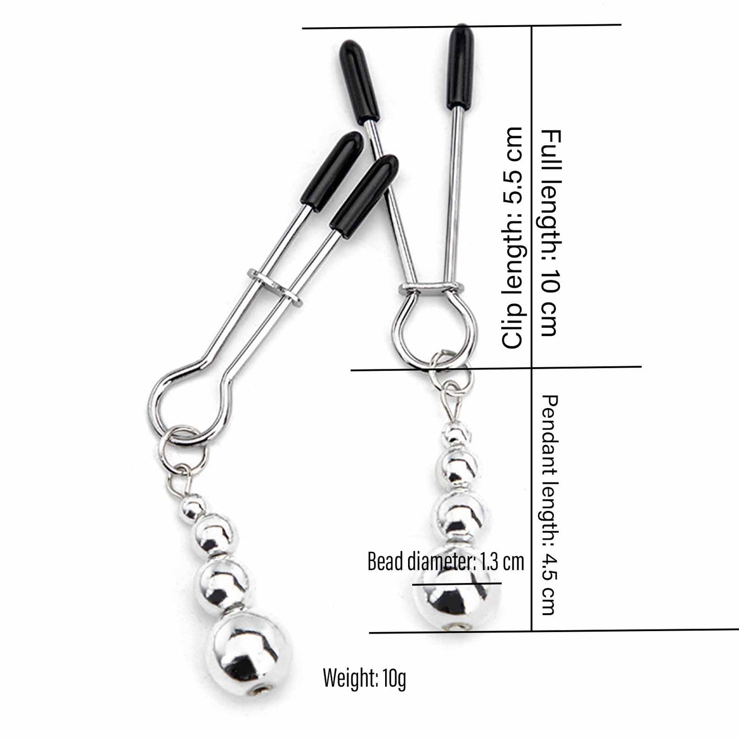 Metal Clip Nipple Clamps With Screw Non-Piercing P