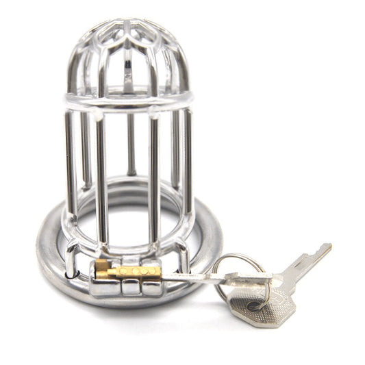 Stainless Steel Male Short Male Cage Chastity Devi