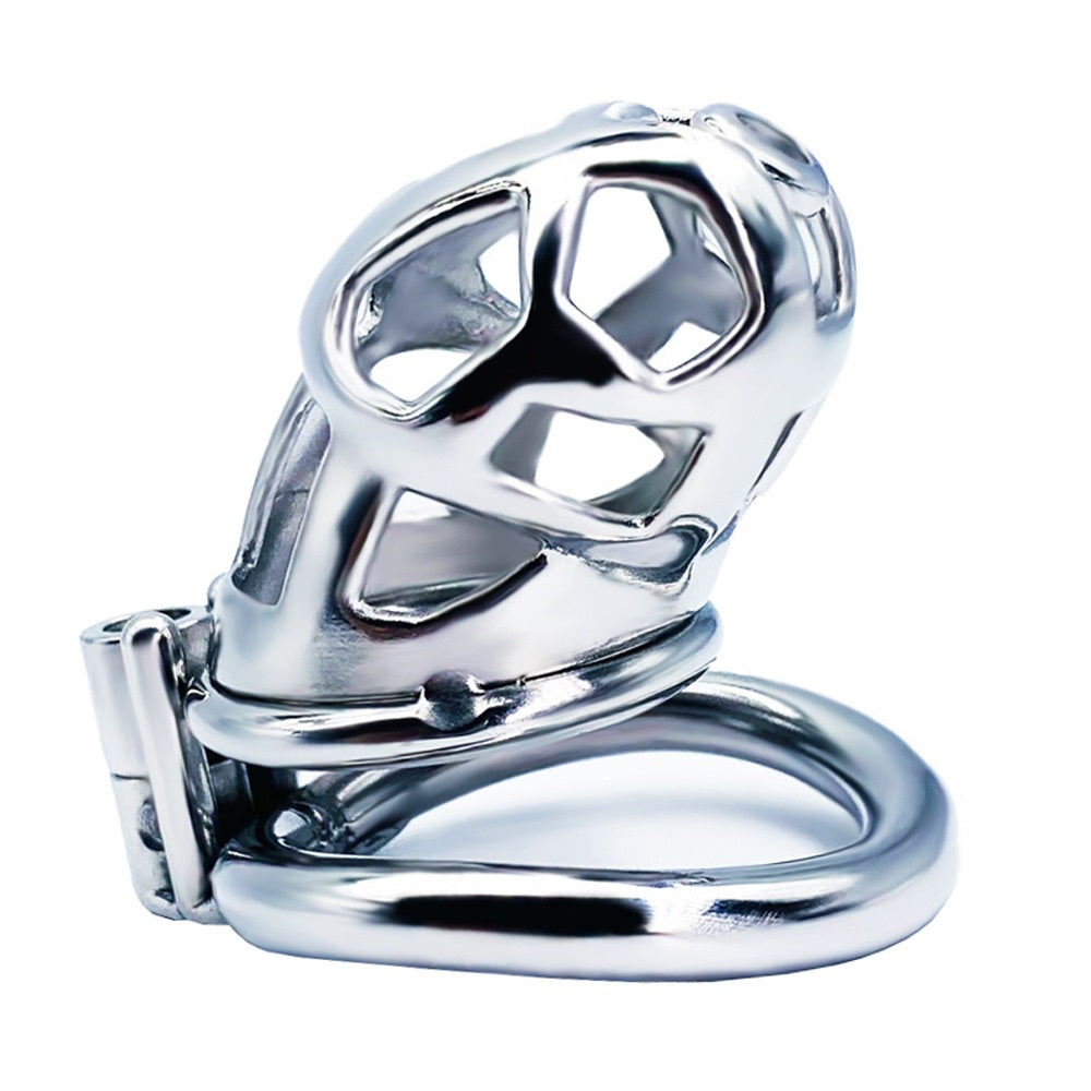 Chastity Device 304 Steel Stainless Easy to Wear M