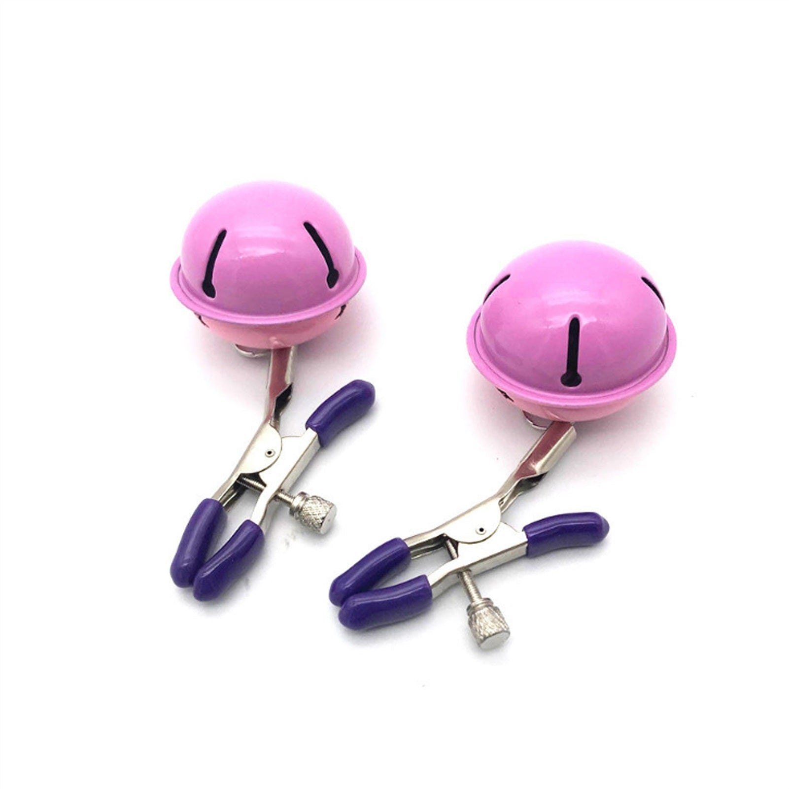 Pink Purple Bell Milk Clip Metal Clip Nipple Clamp