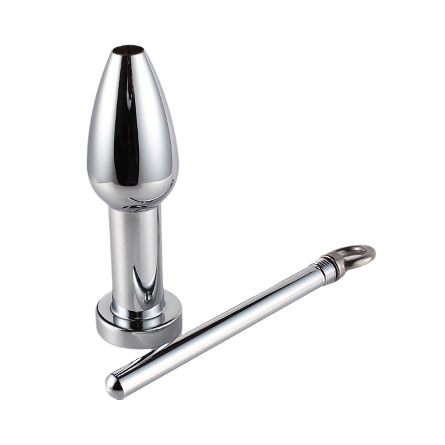 Metal Stainless Steel Anal Plug Removable Lifting 