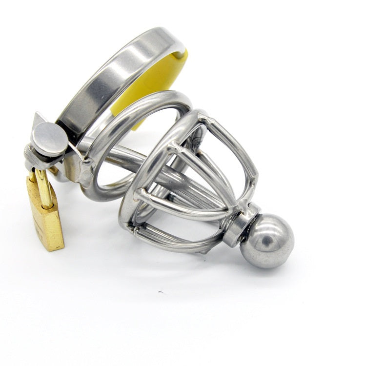 Male Cock Cage Chastity Device, Stainless Steel Ha