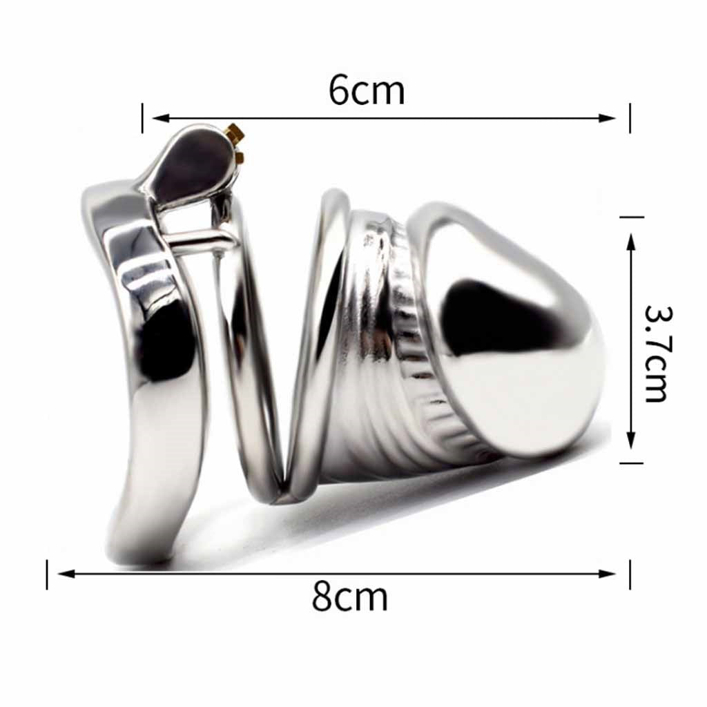 Metal Male Chastity Device Steel Stainless Cock Ca