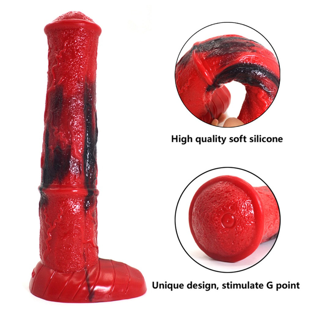 6.5" Liquid Silicone G-Spot Dildo Penis SM Masturb