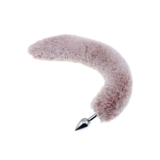 Removable Imitation Fox Tail Anal Plug For Couple 