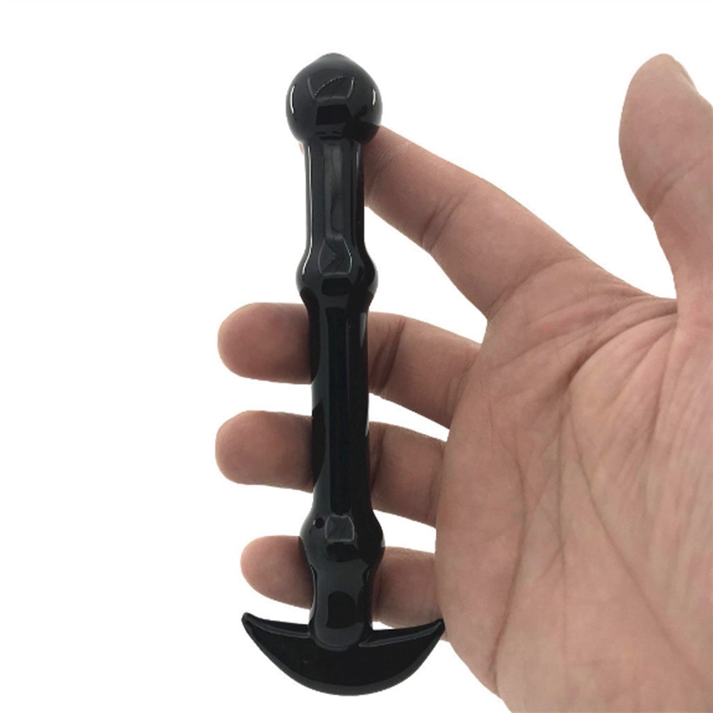 Black Seduction Female Male G-spot Anal Plug Pull 