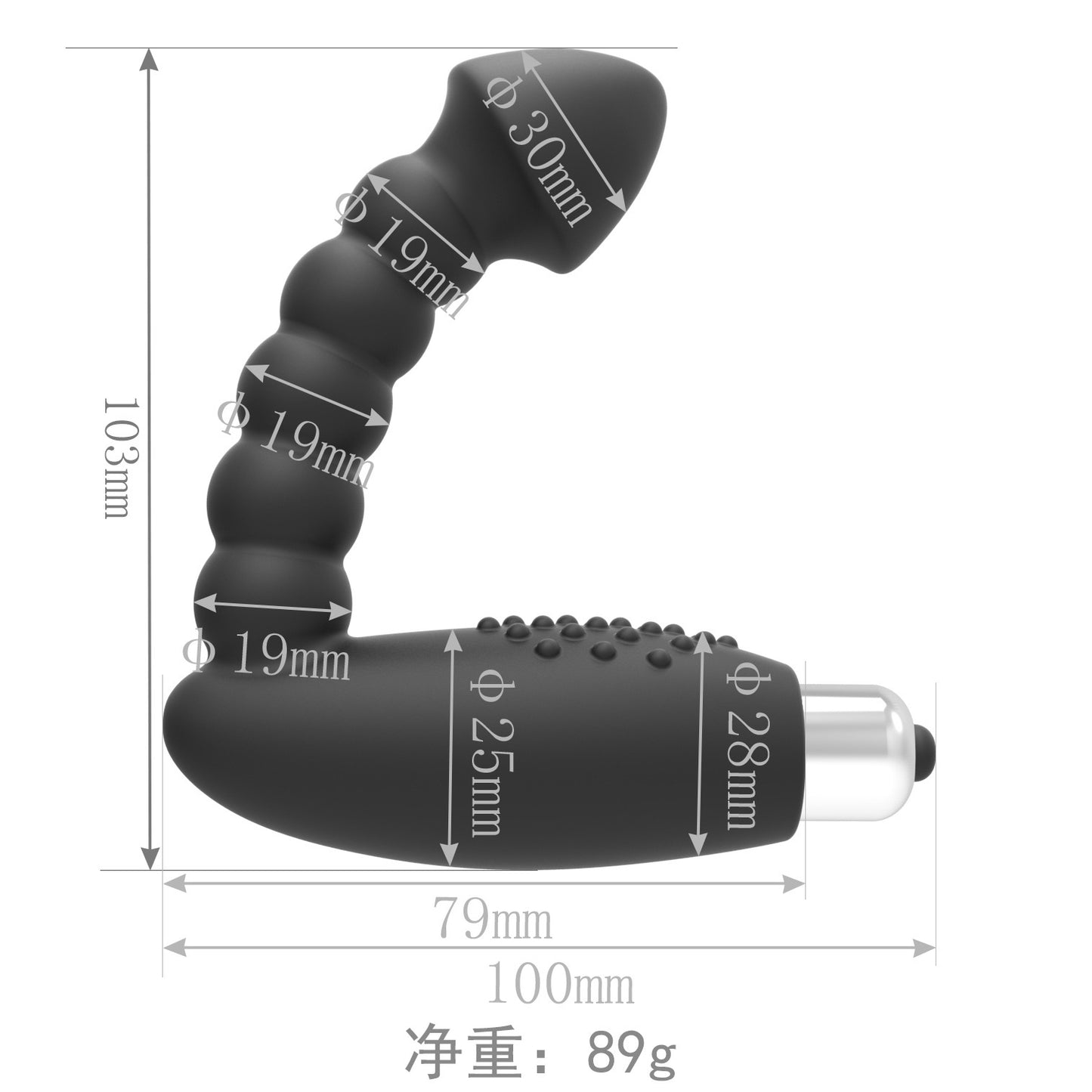 Male and Female Remote Control Prostate Massager, 