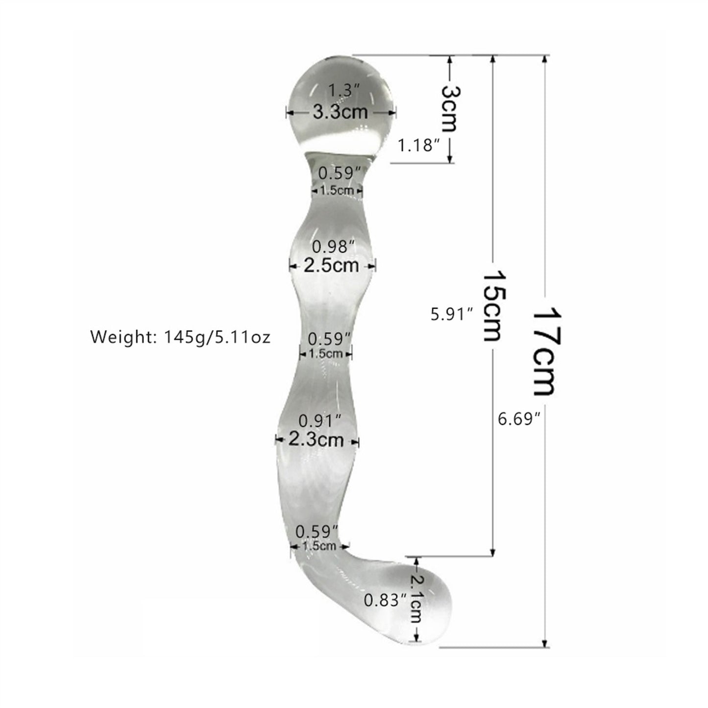 Glass crystal back court anal plug simulation male